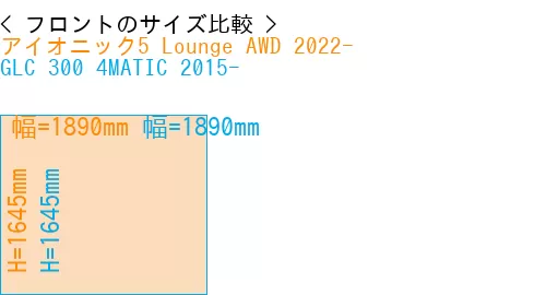 #アイオニック5 Lounge AWD 2022- + GLC 300 4MATIC 2015-